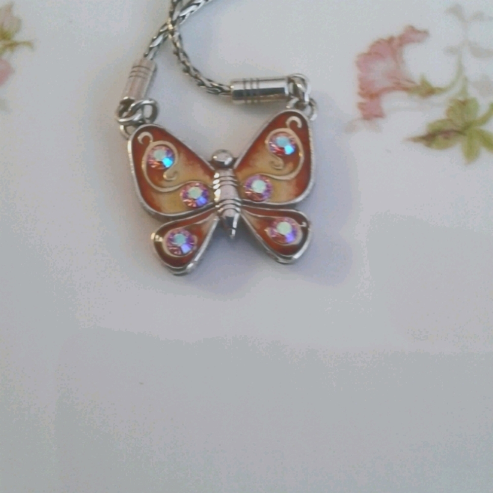 Brighton RARE retired Papillion necklace - Picture 5 of 6